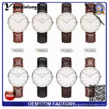 Yxl-654 Fashionable Japan Movt Quality Italian Leather Straps Watches